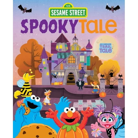 An Abrams Trail Tale Sesame Street Spookytale (an Abrams Trail Tale): A Halloween Visit to Count's Castle, (Board Book)