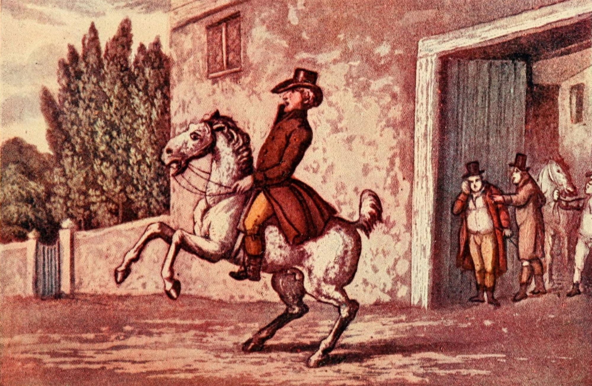 An Academy for Grown Horsemen 1905 How to make the most of a horse Canvas Art - Unknown (18 x 24)