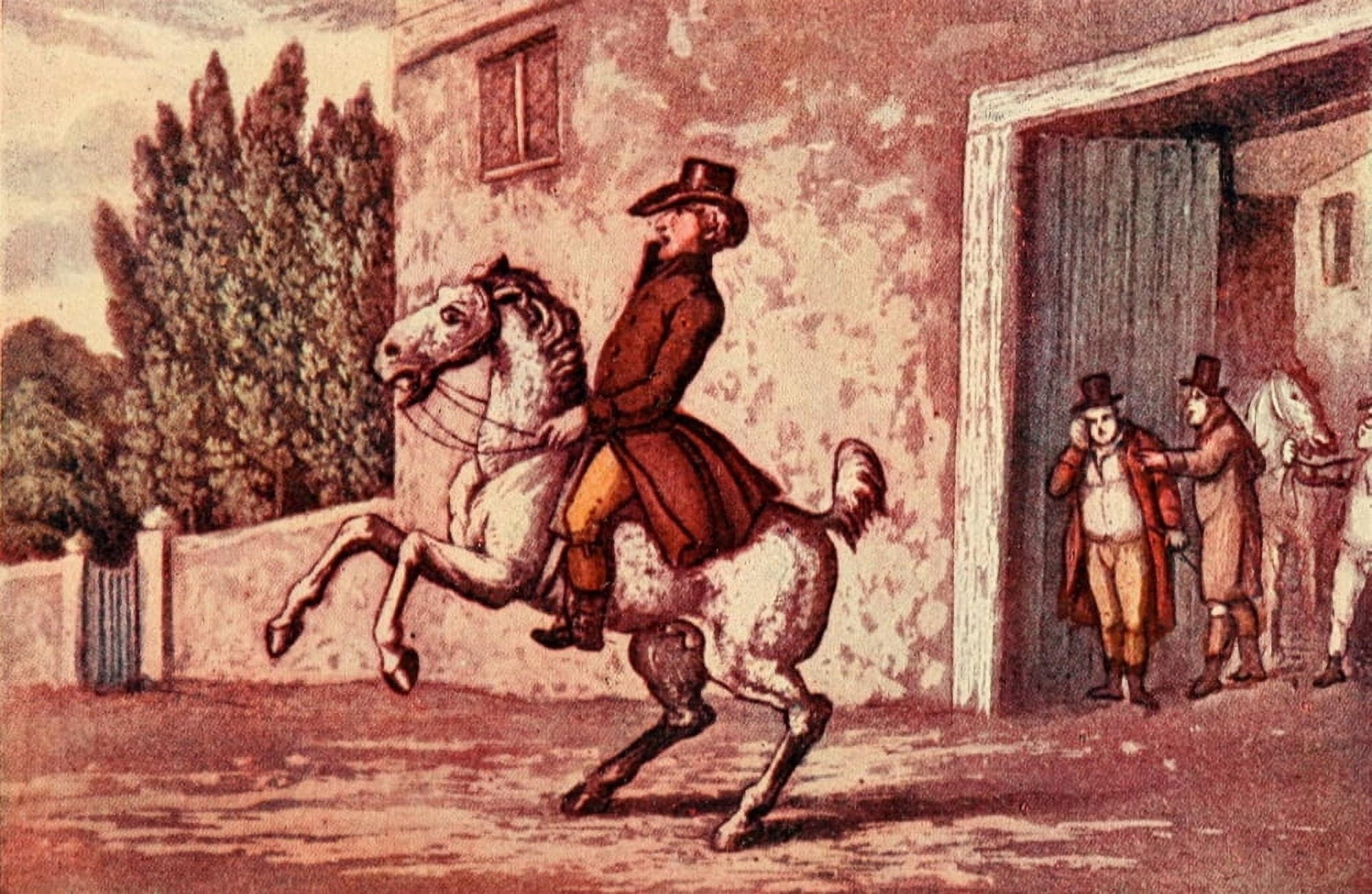 An Academy for Grown Horsemen 1905 How to make the most of a horse Canvas Art - Unknown (24 x 36)