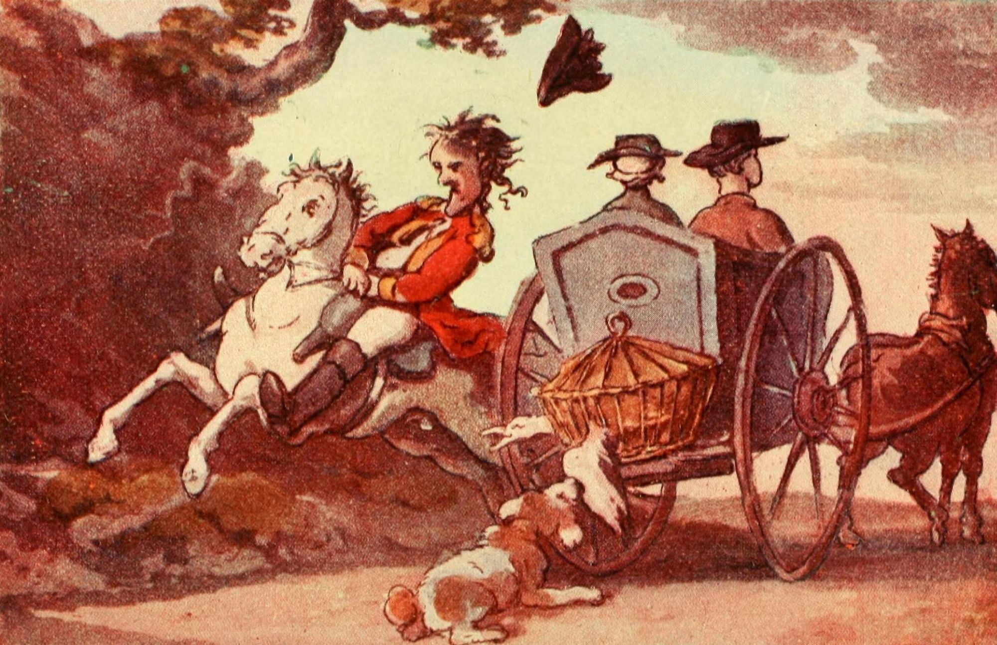 An Academy for Grown Horsemen 1905 How to pass a carriage Canvas Art - Unknown (24 x 36)