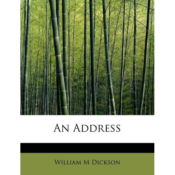 An Address (Paperback)