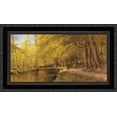 thumbnail image 1 of An Afternoon Stroll 24x16 Black Ornate Wood Framed Canvas Art by Monsted, Peder Mork, 1 of 2