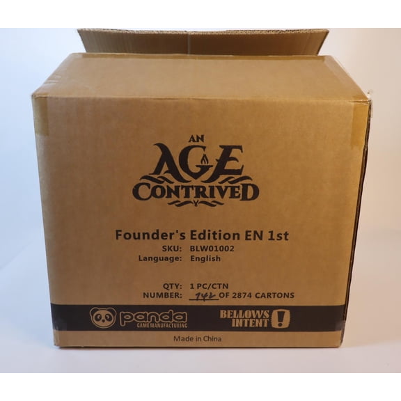 An Age Contrived Kickstarter Founder's Edition