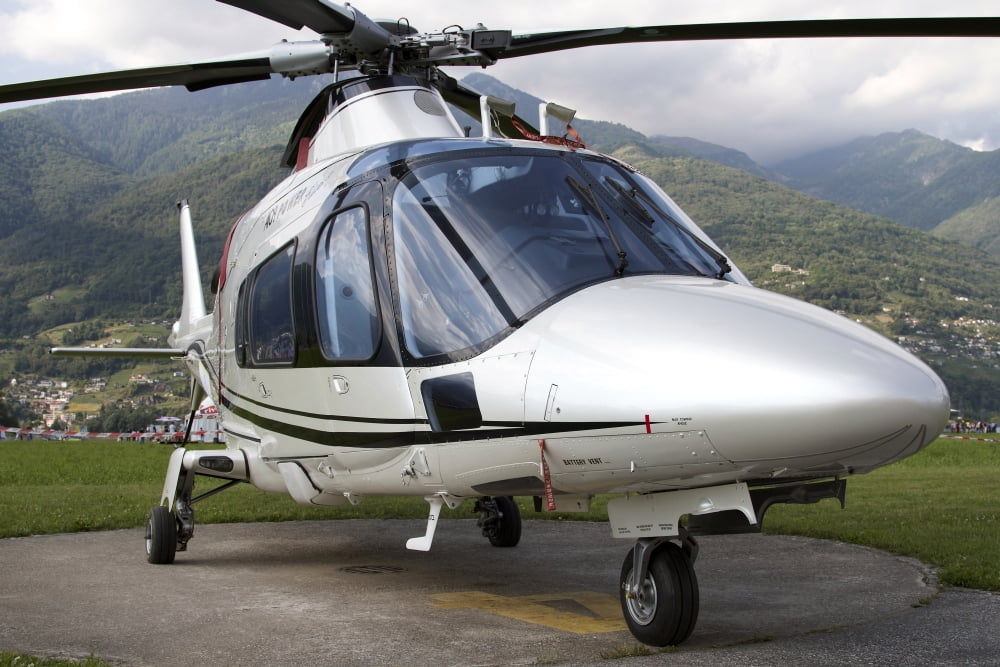 An AgustaWestland A109 Power Elite helicopter Canvas Art - Luca NicolottiStocktrek Images (35 x 23)