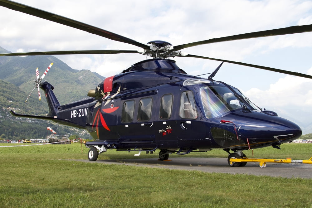 An AgustaWestland AW139 utility helicopter Canvas Art - Luca NicolottiStocktrek Images (35 x 23)