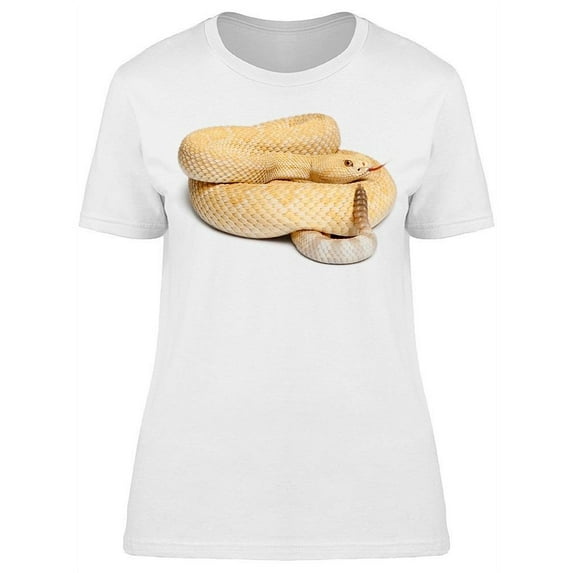 An Albino Western Rattlesnake T-Shirt Women -Image by Shutterstock, Female Small