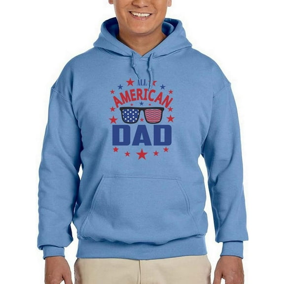 An All American Dad Hoodie Men -Image by Shutterstock, Male x-Large