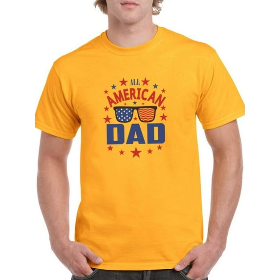 An All American Dad T-Shirt Men -Image by Shutterstock, Male 4X-Large