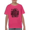 thumbnail image 1 of An All American Girl T-Shirt Juniors -Image by Shutterstock,  Large, 1 of 4