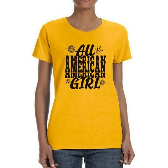 An All American Girl T-Shirt Women -Image by Shutterstock, Female Medium