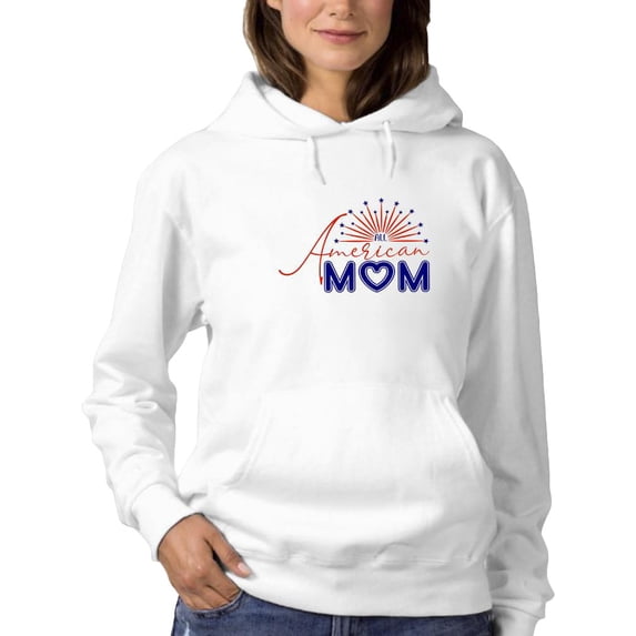 An All American Mom Hoodie Women -Image by Shutterstock, Female 4X-Large