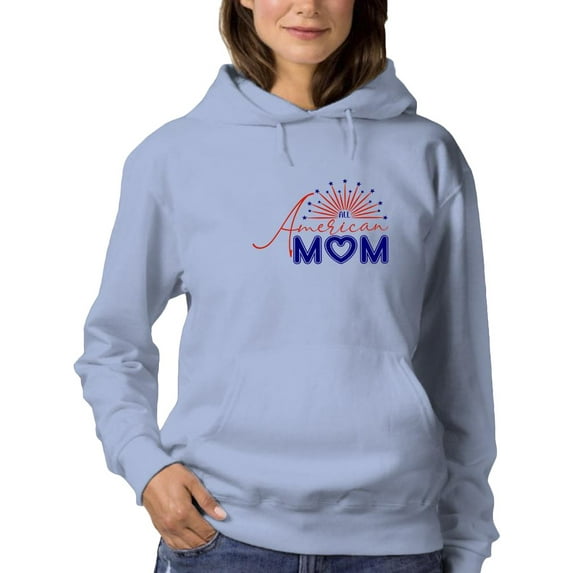 An All American Mom Hoodie Women -Image by Shutterstock, Female Small