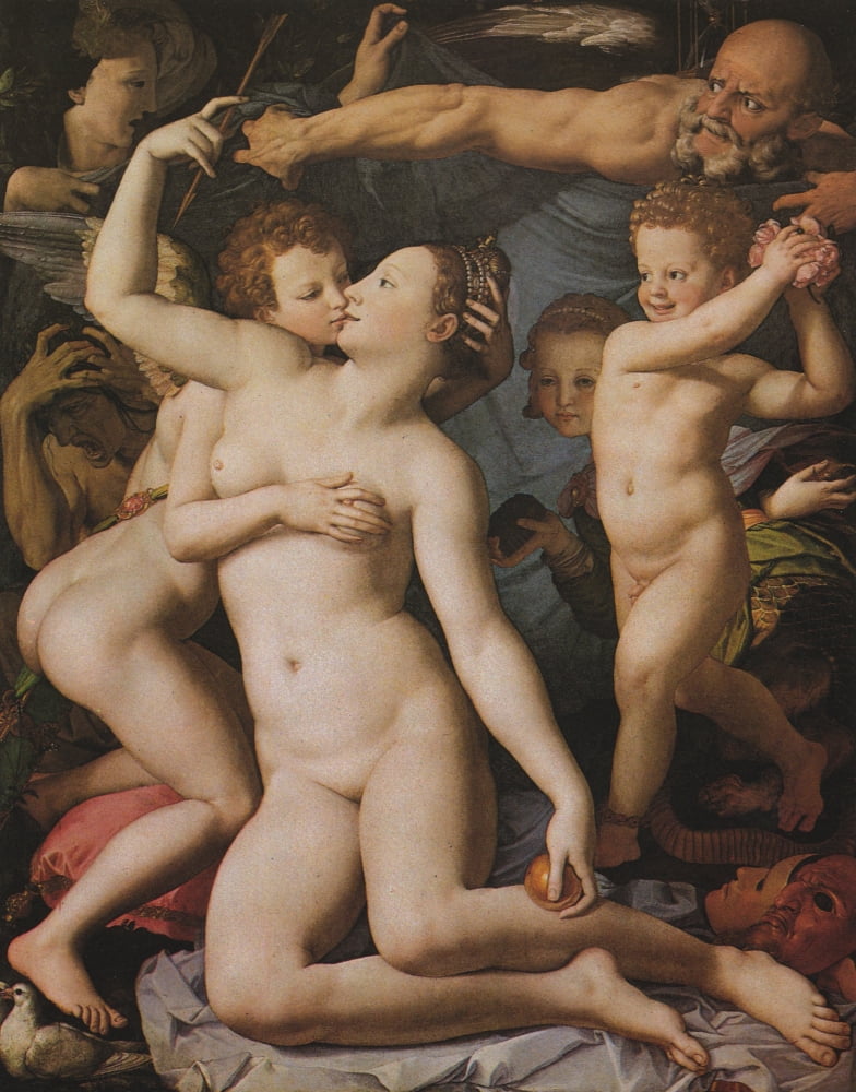 An Allegory 1540s Canvas Art - Agnolo Bronzino (18 x 24)