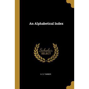 An Alphabetical Index Paperback