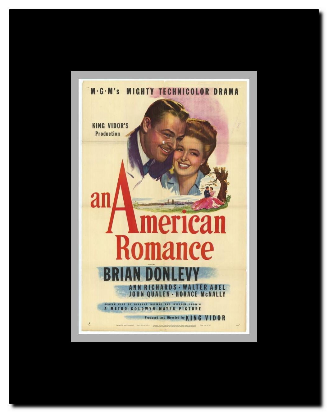 An American Romance Framed Movie Poster