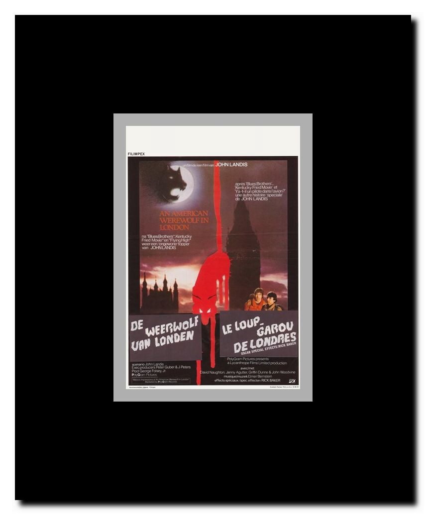An American Werewolf in London Framed Movie Poster