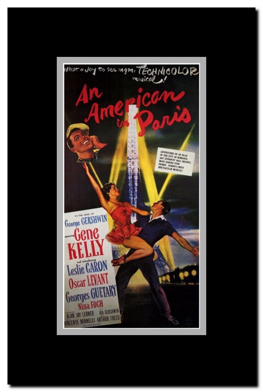 An American in Paris Framed Movie Poster