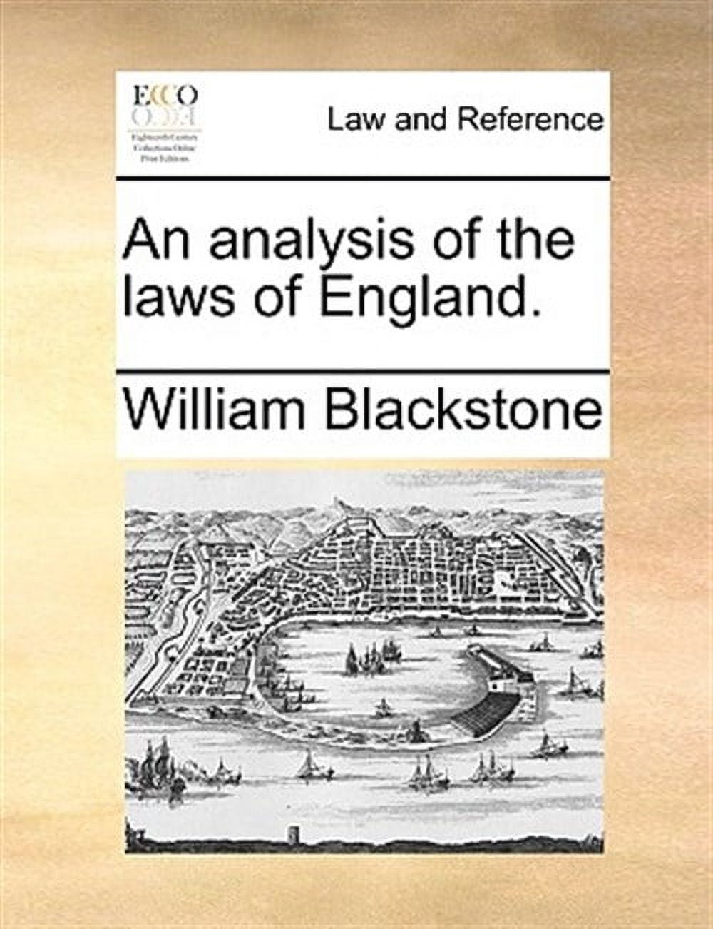 An Analysis of the Laws of England. (Paperback)