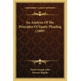 thumbnail image 1 of An Analysis Of The Principles Of Equity Pleading (1889) (Paperback), 1 of 1
