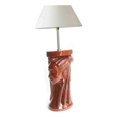 thumbnail image 1 of An Angelic Profile Hand carved West African Home Decor Table Lamp, 1 of 4