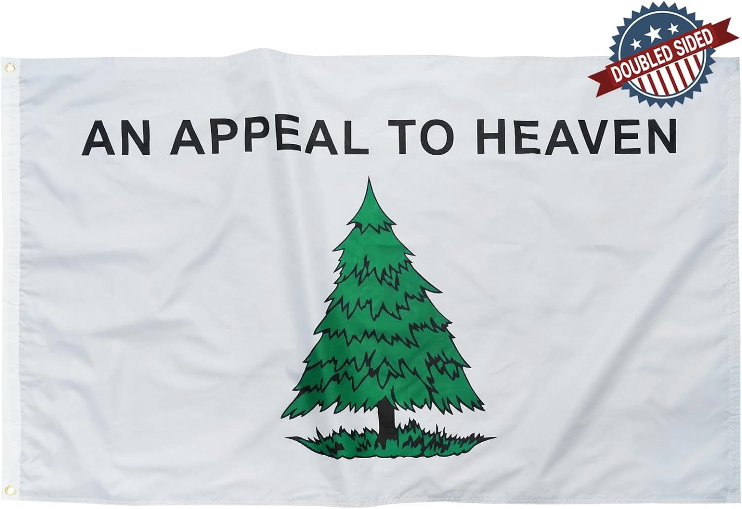 An Appeal To Heaven Flag 3x5 FT Double Side Flags for Outdoor lawn Banner,Heavy Duty Nylon Flags with Brass Grommets and Strips