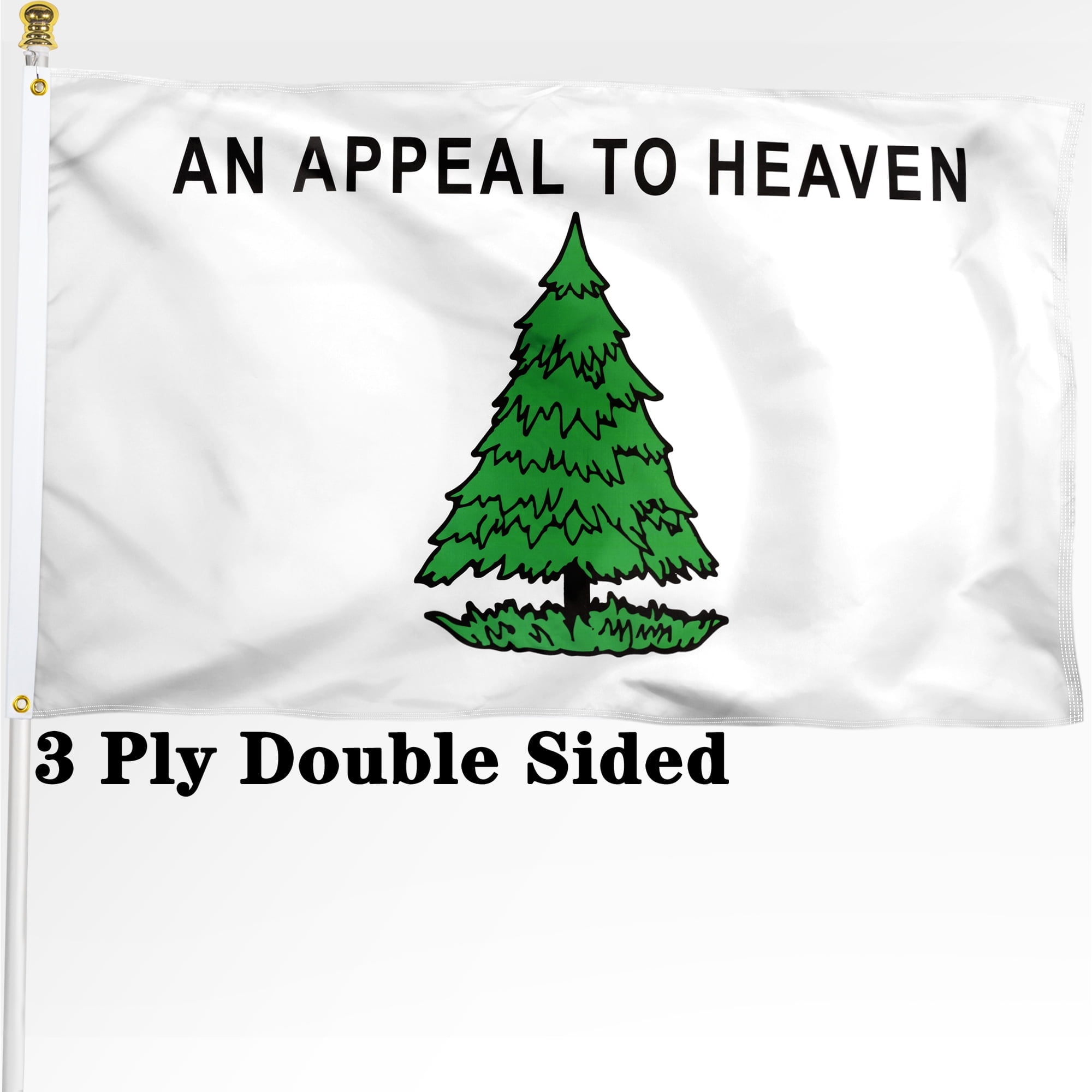 An Appeal To Heaven Gartenflagge – Doppelseitig, Wetterfest, 30,5 X 45,7 Cm, Für Hof & Rasen