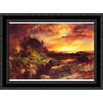 thumbnail image 1 of An Arizona Sunset Near the Grand Canyon 24x18 Black Ornate Wood Framed Canvas Art by Moran, Thomas, 1 of 2