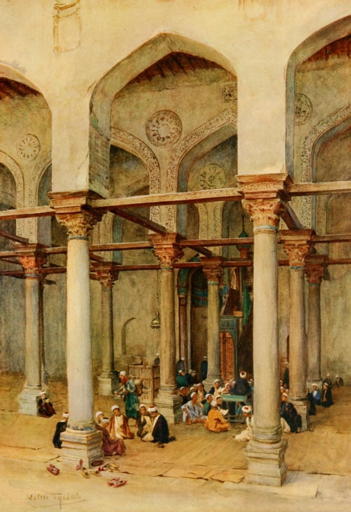 An Artist in Egypt 1912 Arab school Canvas Art - Walter Tyndale (18 x 24)