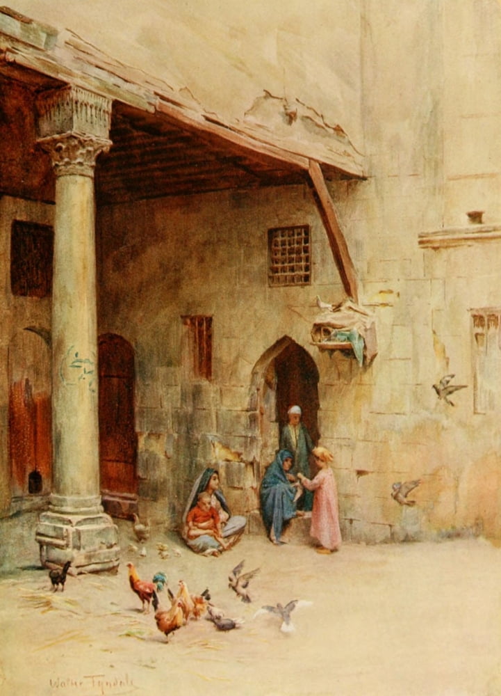 An Artist in Egypt 1912 The Takhtabosh Canvas Art - Walter Tyndale (24 x 36)