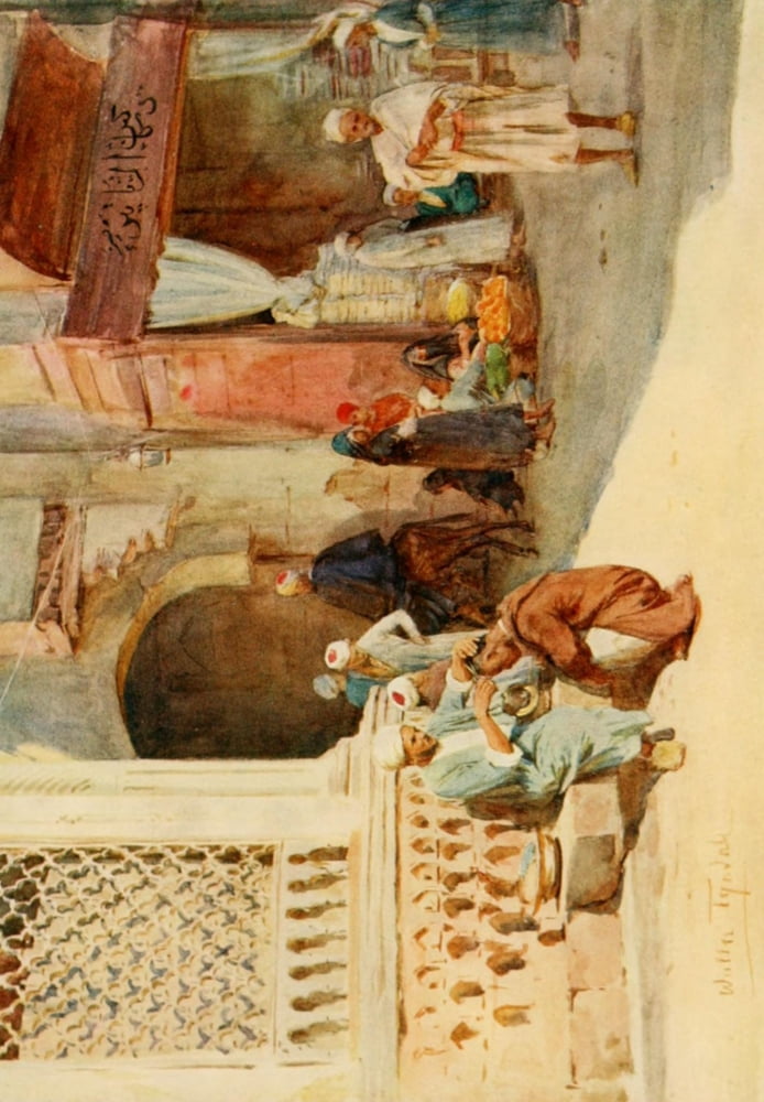 An Artist in Egypt 1912 The hairdresser Canvas Art - Walter Tyndale (24 x 36)