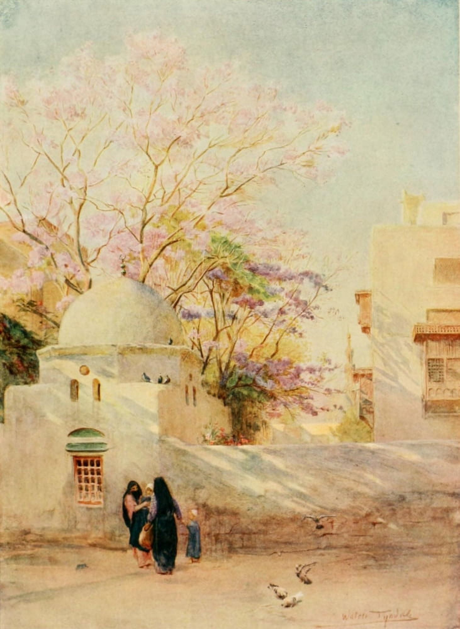 An Artist in Egypt 1912 The jacaranda Canvas Art - Walter Tyndale (18 x 24)