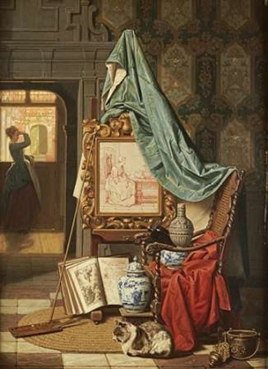 An Artists Studio Canvas Art - Charles Josef Grips (18 x 24)