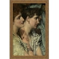 thumbnail image 1 of An Audience 26x40 Large Gold Ornate Wood Framed Canvas Art by Sir Lawrence Alma Tadema, 1 of 2