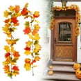 thumbnail image 1 of An Autumn Leaf Ornament Autumn Decoration Simulation Maple Rattan Rattan Decoration Home Wall Hanging Maple Rattan, 1 of 8
