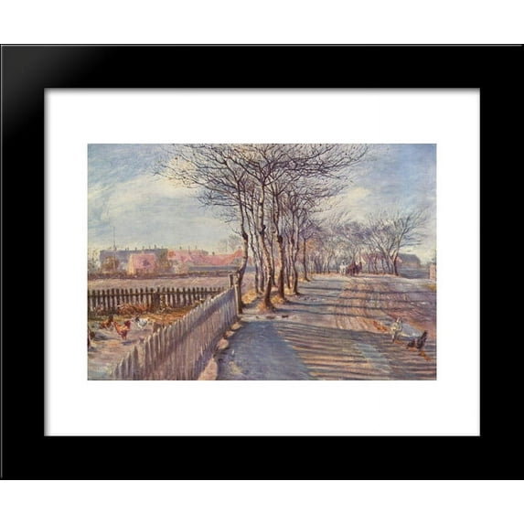 An Avenue in Kastrup 20x24 Framed Art Print by Philipsen, Theodor
