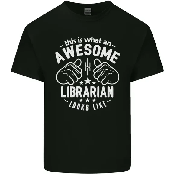An Awesome Librarian Looks Like Mens Womens T-Shirt