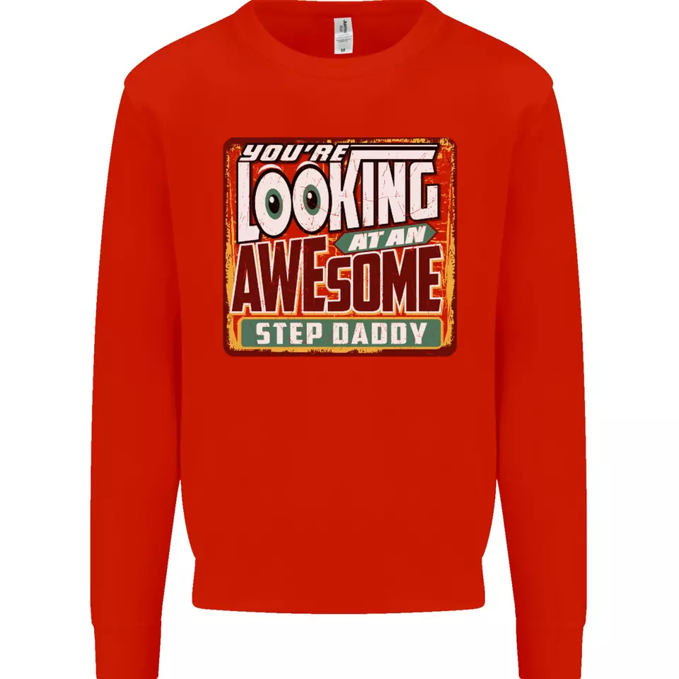 An Awesome Step Daddy Stepddaddy Mens Sweatshirt Jumper