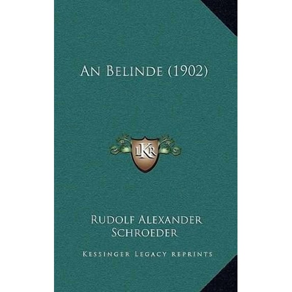 An Belinde (1902) Paperback