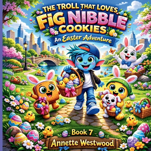 An Easter Adventure! The Troll That Loves Fig Nibble Cookies, Book 7, (Paperback)