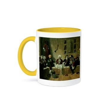 3dRose, An Eastern Story Teller by Walter Gould, 11oz Two-Tone Yellow Mug