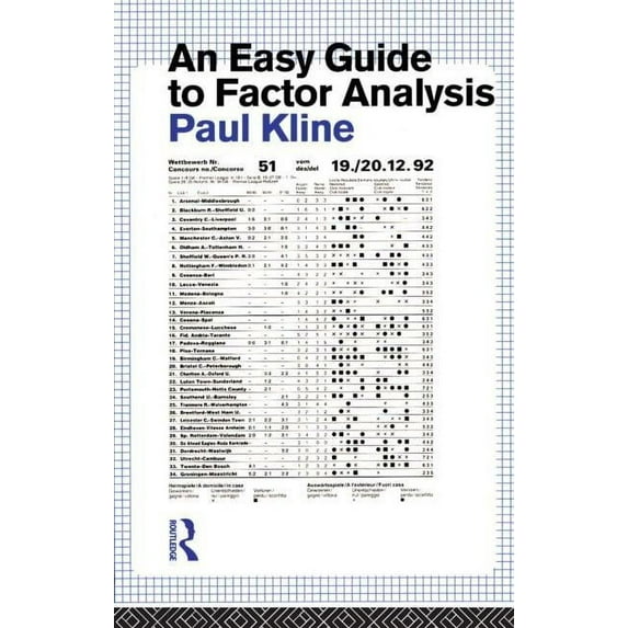 An Easy Guide to Factor Analysis, (Paperback)