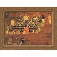 thumbnail image 1 of An Elegant Party (detail) 24x18 Gold Ornate Wood Framed Canvas Art by Emperor Huizong, 1 of 2