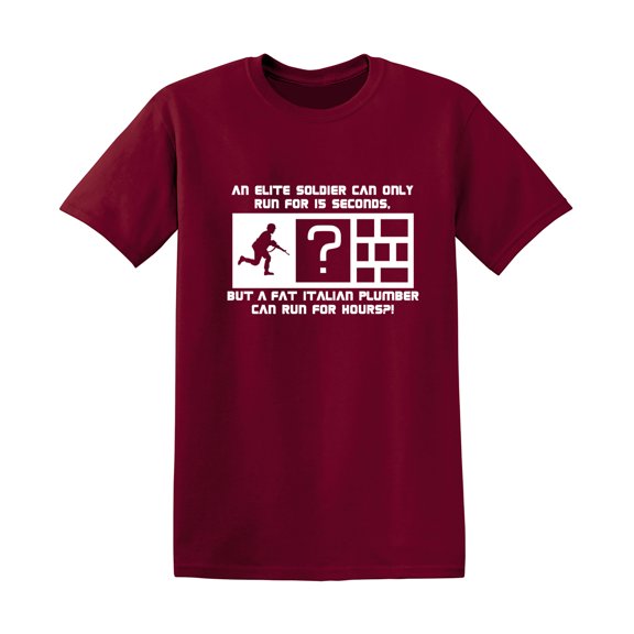 An Elite Soldier Can Only Run Sarcastic Humor Graphic Novelty Funny T Shirt