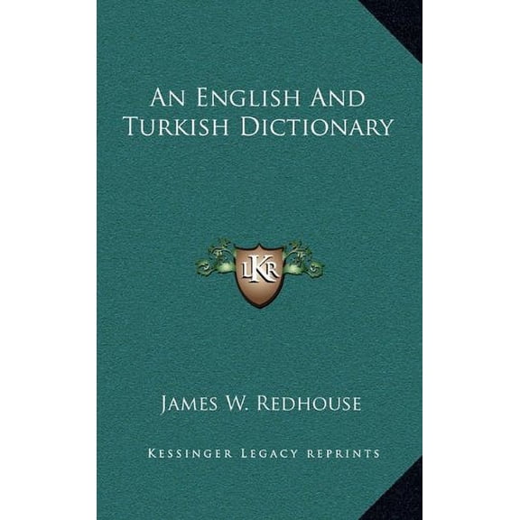 An English And Turkish Dictionary (Hardcover)