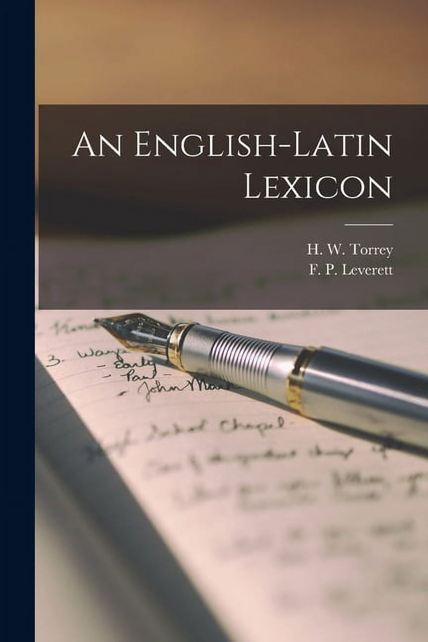 An English-Latin Lexicon (Paperback) - Walmart.com