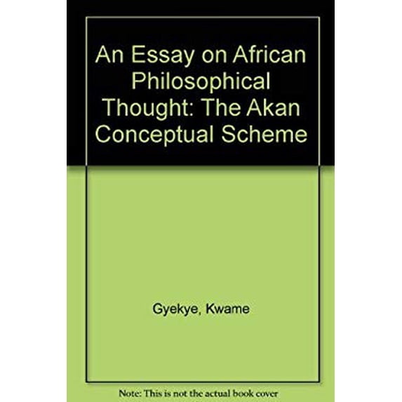 Pre-Owned An Essay on African Philosophical Thought : The Akan Conceptual Scheme 9780521325257
