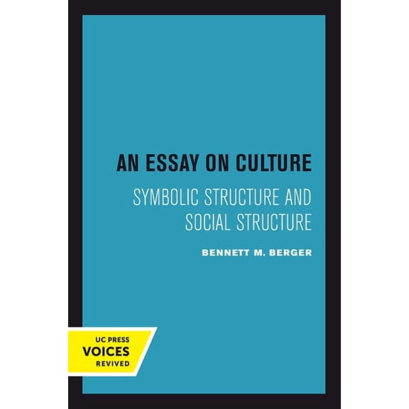 An Essay on Culture: Symbolic Structure and Social Structure, (Paperback)