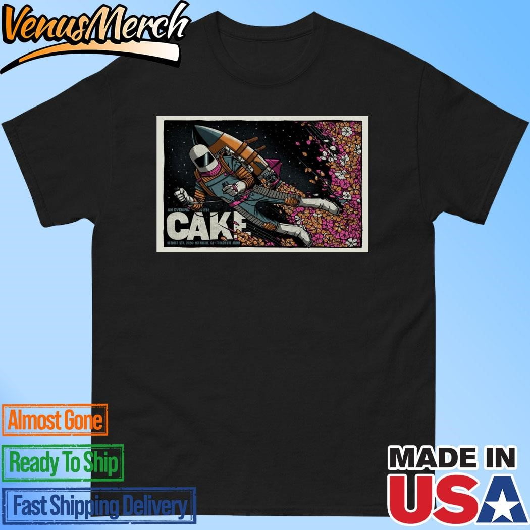 An Evening With Cake Oceanside Ca Frontwave Arena Shirt