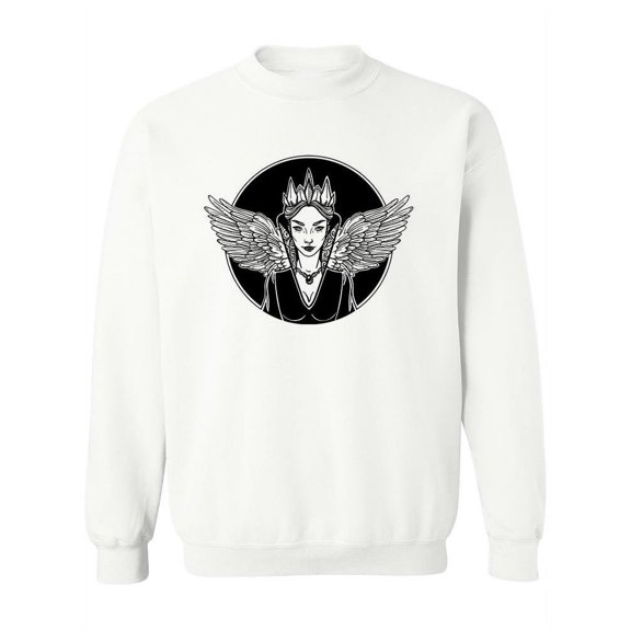 An Evil Queen Sweatshirt Women - Women Sweatshirt, White, Large