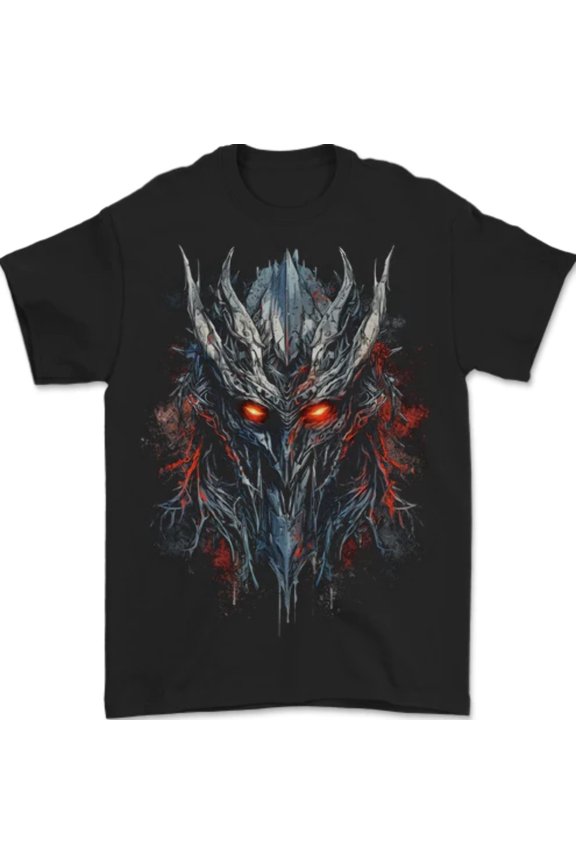 An Evil Sauron Mask Demon Mens T-Shirt 100% Cotton